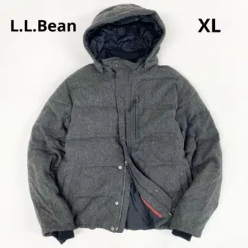 [인기 브랜드] L.L.BEAN 다운 자켓 후드 탈부착 더블 지퍼 XL
