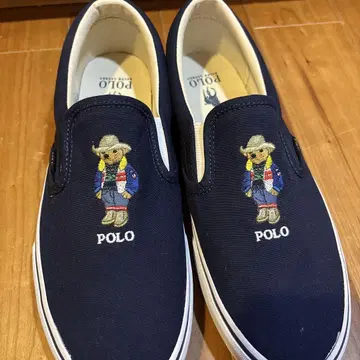 POLO 네이비 슬립온