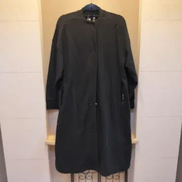 새상품 adidas 블랙 맨투맨 롱 코트 L 사이즈 아디다스