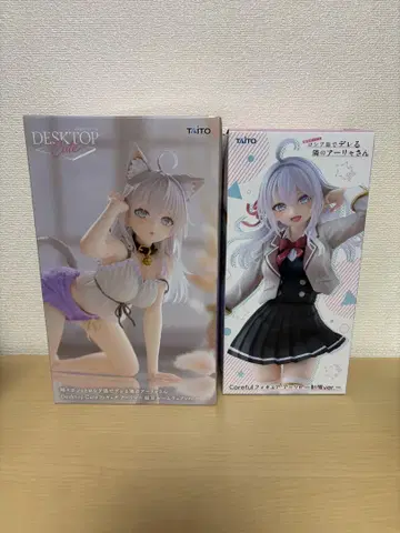 아리아 coreful desktop cute 피규어 2종 세트