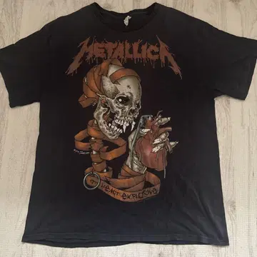 00s METALLICA HEART EXPLOSIVE 티셔츠 L 사이즈