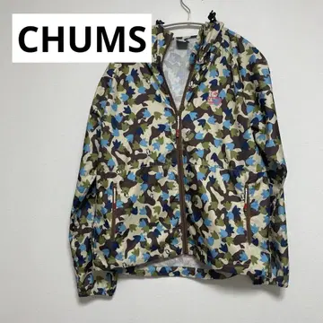 [새상품급] 참스 카모 패턴 점퍼 윈드브레이커 카모플라주 여성용 L