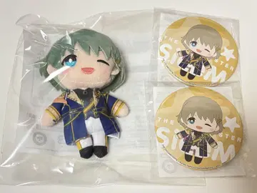 SideM 우즈키 마키오 봉제인형 마스코트 캔뱃지