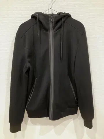 ZARA 블랙 풀 집업 후드티 M