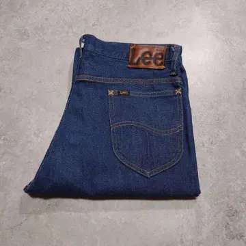 Lee 1012 데님 다크 네이비 귀포함 W33 빈티지