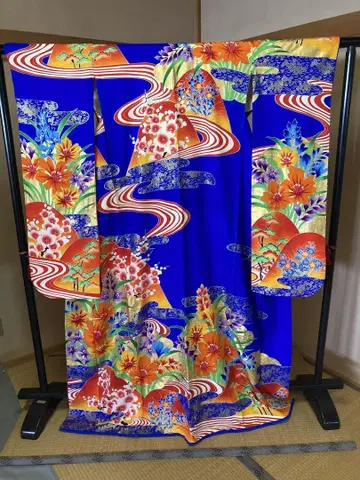 대중연극 밑단 들어간 새상품급 기모노