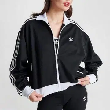 새상품급 아디다스 아디컬러 클래식 트랙 자켓 BLACK M 사이즈