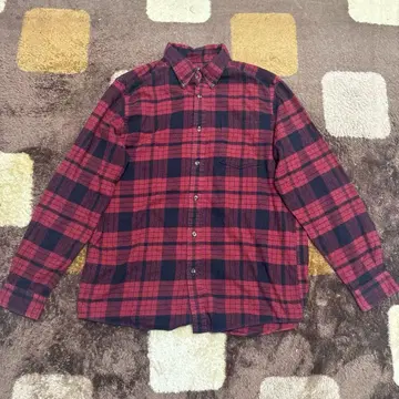 90s Eddie Bauer 체크 셔츠 긴팔 남성용 L