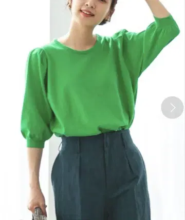 Spick & Span 이탈리아 코튼 하이 게이지 풀오버