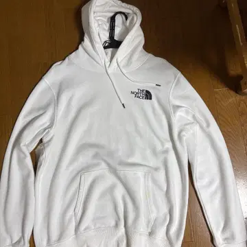 THE NORTH FACE 화이트 후드티 남성용