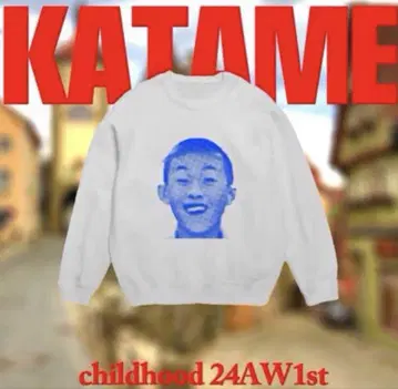 KATAME childhood 24AW1st 맨투맨