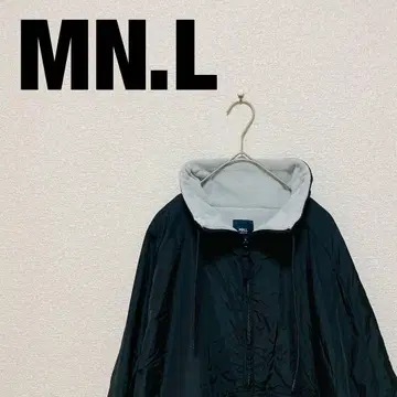 MN.L 속기모 하프 지퍼 자켓 FREE 블랙