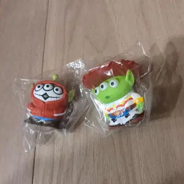 에이리언 피규어 2체 세트 토이스토리 그린맨