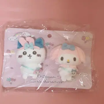 [ 미사용 새상품 ] 마이멜로 마이멜로디 하치와레 마스코트 배지