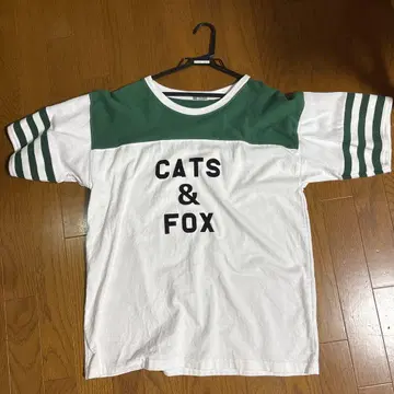 CATS & FOX 스트라이프 소매 T셔츠