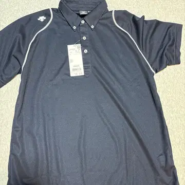 DESCENTE DTM-4600B 다크 네이비 L 피케 셔츠