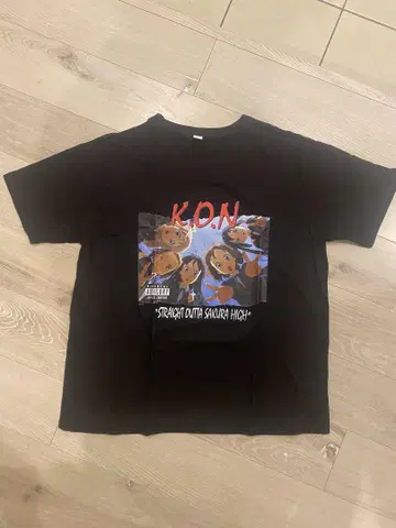 케이온 N.W.A 패러디 애니메이션 T셔츠 3XL