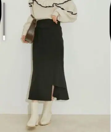 VIS 마메이드 롱 비대칭 스커트 M 슬릿