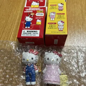 헬로키티전 시크릿 마스코트 참 A 오버롤과 에이프런