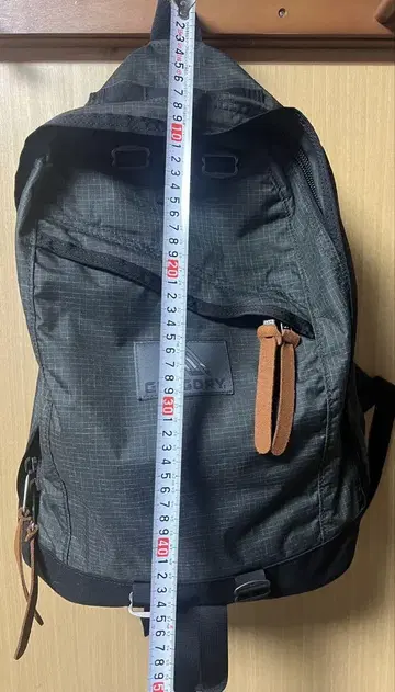 GREGORY 백팩/폴리에스테르/GRY/체크