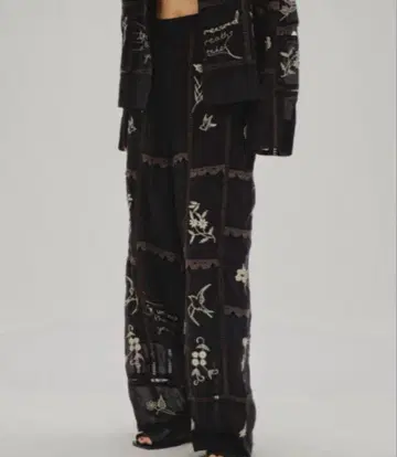 TODAYFUL Embroidery Patchwork 팬츠 38