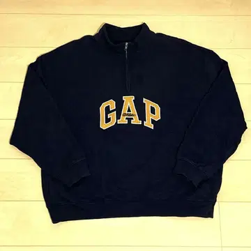 GAP 네이비 하프 집업 맨투맨
