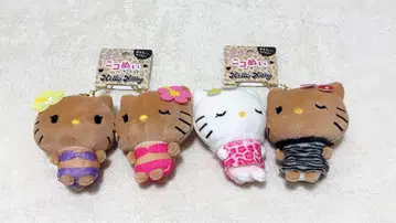 [ 알뜰 새상품 ] 선탠 헬로키티, 니코누이 키링 세트