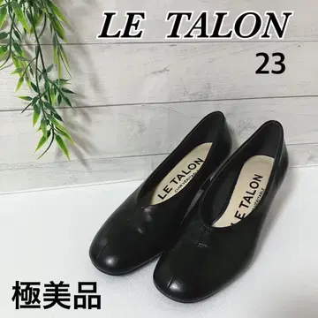 [컨디션 최상] LE TALON 블랙 하이힐 23