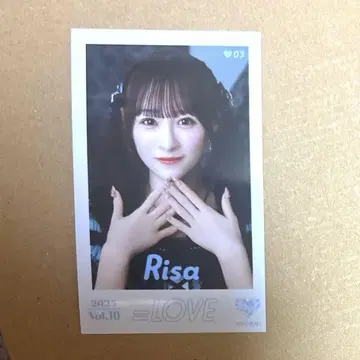 =LOVE 오토시마 리사 미니 포토 카드 vo.10 레어
