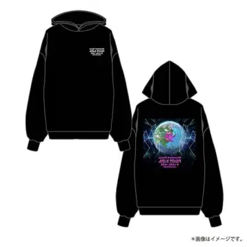 하마사키 아유미 후드티 ASIATOUR 2021-2022 블랙 M 사이즈