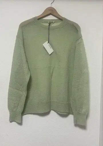 AURALEE / 오라리 KID MOHAIR SHEER KNIT P/O