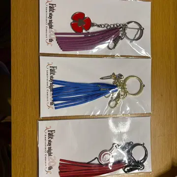 Fatestaynight 20주년 기념 태슬 참 (세이버, 린, 사쿠라)