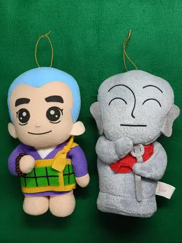 당시물 BANPRESTO 잇큐상 오지조사마 봉제 인형 2종 세트