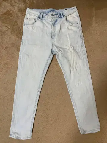 [배송비 포함] asos 아소스 데님 팬츠 청바지 화이트 라이트 블루