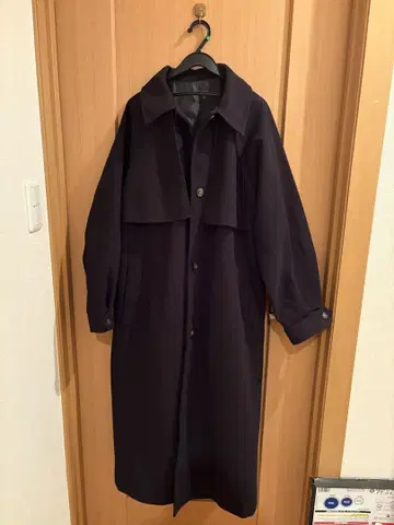 블랙 롱 코트