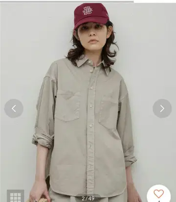 GALLARDA GALANTE 베이지 긴팔 셔츠