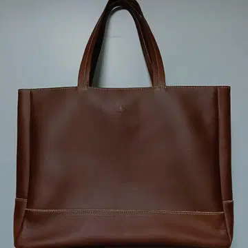 키소라 kisora 가죽 토트백 다크 브라운