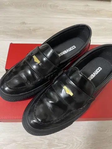 CONVERSE 블랙 로퍼 22.5cm