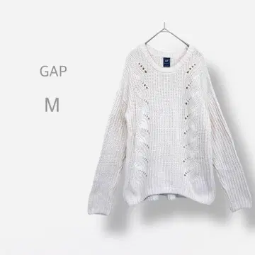[ GAP ] 로우게이지 니트 드롭 숄더 빅 루즈 워셔블 스웨터