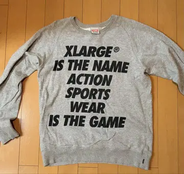 XLARGE 그레이 맨투맨 L 사이즈