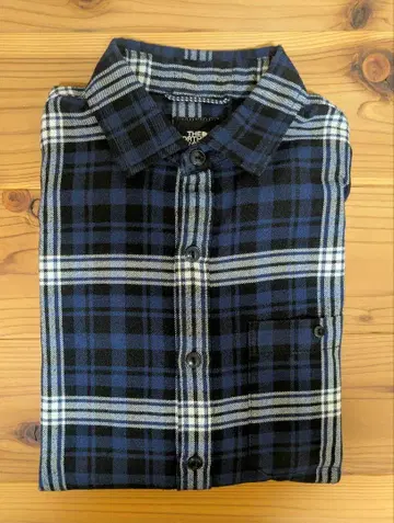 더 노스 페이스 체크 무늬 긴팔 셔츠 M