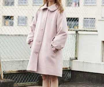 merry jenny 핑크 롱 코트