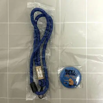 SUPER BEAVER 가챠가챠 넥스트랩 파랑 캔뱃지