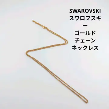 SWAROVSKI 스와로브스키 골드 체인 목걸이