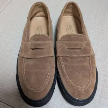 GLOBALWORK 브라운 스웨이드 로퍼 M 사이즈