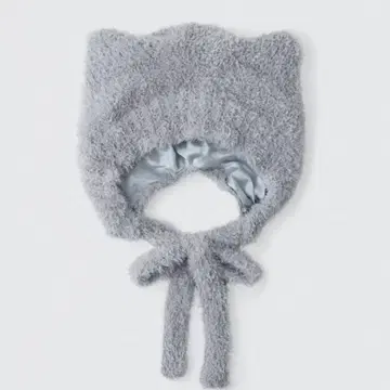 LAZY STYLES 실크 캡 고양이 귀