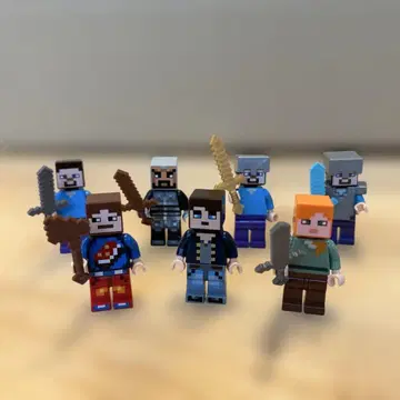 [정품] LEGO 마인크래프트(마인크라) 7체 세트