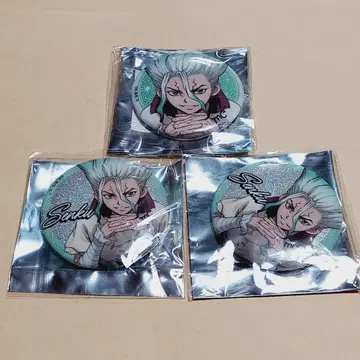 [ 익명 배송 ] Dr.STONE 닥터스톤 이시가미 센쿠 글리터 캔뱃지