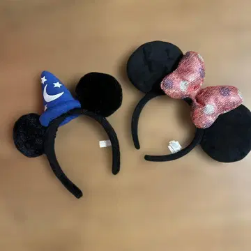 디즈니 머리띠 2개 세트