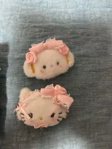시크릿 챠미 키티 헤어 액세서리 2개 세트